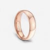 6R Bague mariage personnalisee alliance tungstene or rose