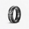 Bague mariage tungstene zirconium finition miroir alliance personnalisable