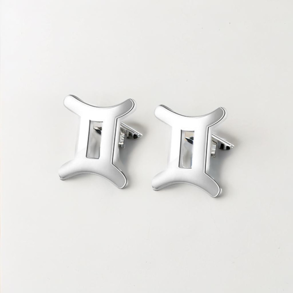 Orecchini in argento 925 Segni zodiacali Gemelli