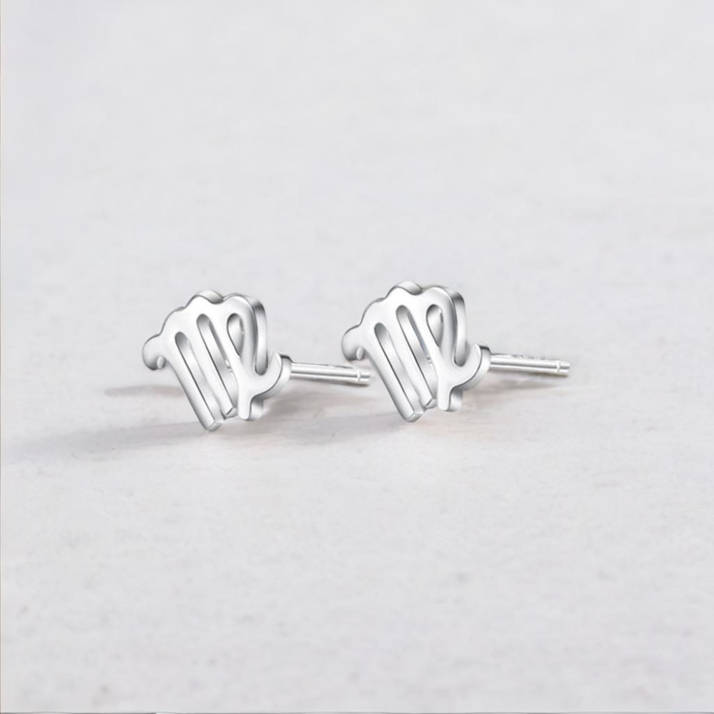 Orecchini in argento 925 segni zodiacali Vergine