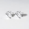 Sterling Silver Stud Earrings Zodiac Sagittarius