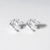 Sterling Silver Stud Earrings Zodiac Sagittarius