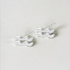 Boucles d'oreilles argent 925 Signes du zodiaque Verseau