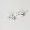 Sterling Silver Stud Earrings Zodiac Aquarius