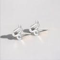 925 silver earrings Capricorn zodiac signs