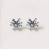 Silver Spider Stud Earrings for Men and Women