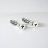 Boucles d'oreilles clous argent 925 gamme vis