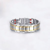 Herrenarmband aus 2-Ton-Magnetstahl