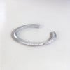 Bracelet personnalise jonc acier homme runes viking celtique