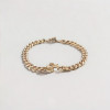 Bracelet chaine acier ancre marine homme femme