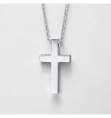 Pendentif personnalise homme Acier croix a graver personnaliser
