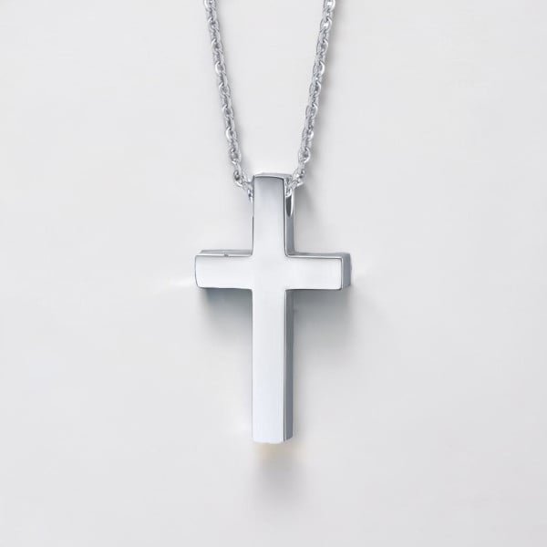 Pendentif personnalise homme Acier croix a graver personnaliser
