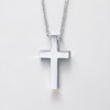 Colgante de hombre personalizado Cruz de acero para grabar personalizar