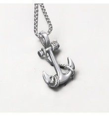 Men's Stainless Steel Celtic Anchor Pendant