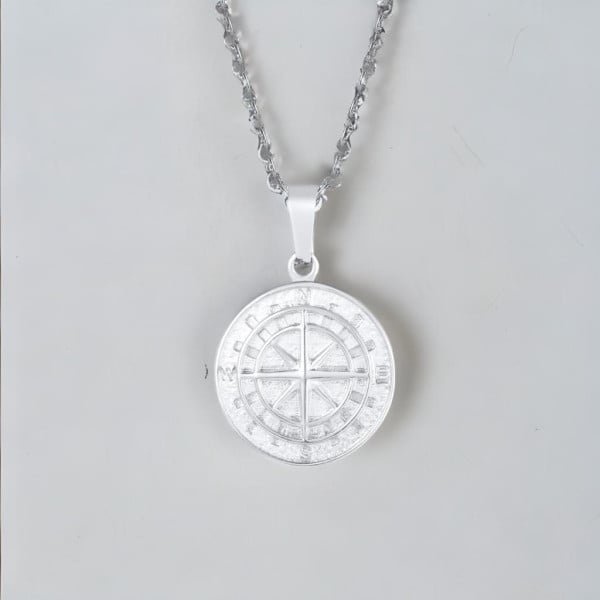 Men's Stainless Steel polaris star Cross Custom engraving Pendant