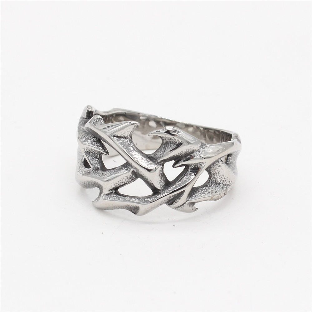 Herrenring mit Gothic-Dornring