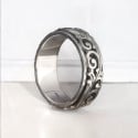 Anello da uomo in argento antistress rotante motivo celtico