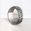 Men's Sterling Silver Celtic Knot Spinner Band Ring
