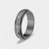 Bague anneau tournant antistress acier facetté