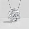 Sterling Silver Cubic Zirconia Star Of David Pendant
