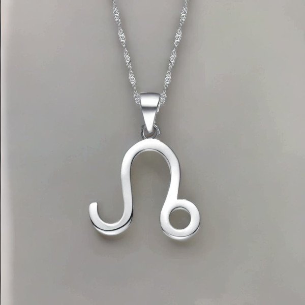 Ciondolo da uomo Collana in argento zodiaco Leone