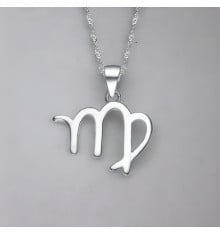 Collana Zodiacale Vergine da Uomo in Argento 925 – Eleganza e Simbolo Astrologico