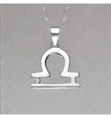 Weegschaal Sterrenbeeld Ketting van 925 Zilver – Harmonie, elegantie en astrologisch symbool