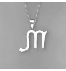925 Sterling Silver Scorpio Zodiac Necklace – Astrological Pendant