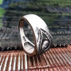 Bague argent ouverte oeil de dieu zirconium