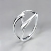 Bague ouverte argent infini