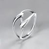Bague ouverte argent infini