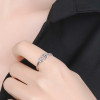 Bague ouverte argent noeud celtique