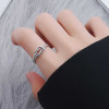Bague ouverte argent noeud celtique