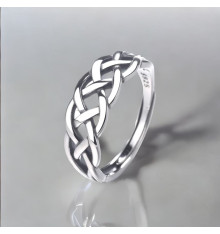 Anello celtico in argento aperto
