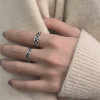 Bague argent ouvert celtique