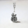 Colgante de plata 925 para guitarra calavera de hombre.