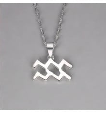 Waterman Sterrenbeeld Ketting van 925 Zilver voor Mannen – Astrologisch symbool en tijdloze stijl