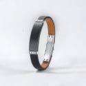 Bracciale in pelle da uomo personalizzato da incidere