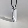 Ciondolo da uomo personalizzato con piastra in tungsteno