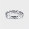 Men's tungsten magnetic facet bracelet