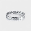 Wolfraam magnetische facetarmband voor heren
