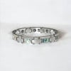 Herrenarmband aus Wolfram mit Abalone-Perlmuttgliedern