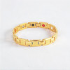 Bracelet homme tungstene polie magnetique aimante