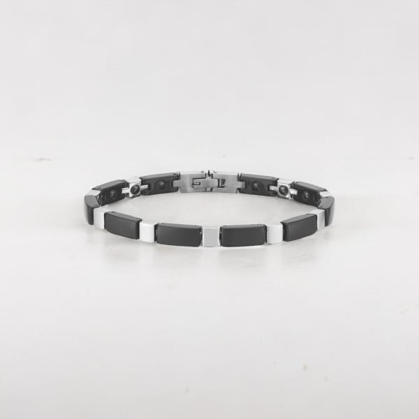 Zwarte keramische armband voor dames en heren, magnetisch met magneten