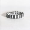Armband voor dames en heren, keramiek, gepolijst oppervlak, magnetische magneten