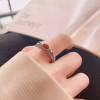 Bague argent celtique onyx rouge
