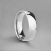 Bague alliance personnalisable titane dome polie