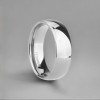 Bague alliance personnalisable titane dome polie
