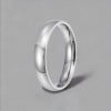 Bague alliance personnalisable titane dome polie