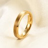 Bague de mariage personnalisée tungstène brossé